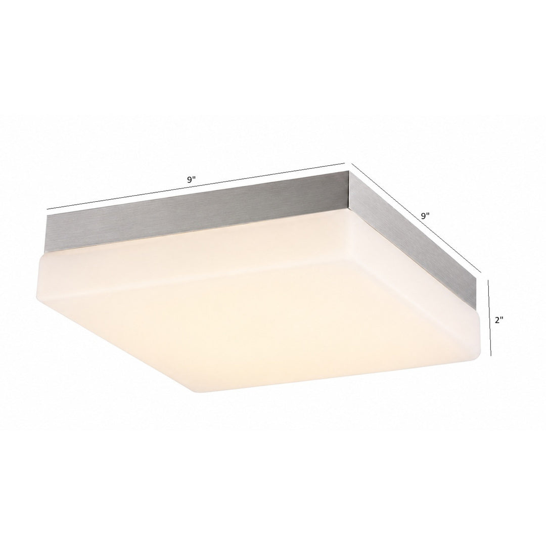 Cermack St. 9"W Square LED Flush Mount