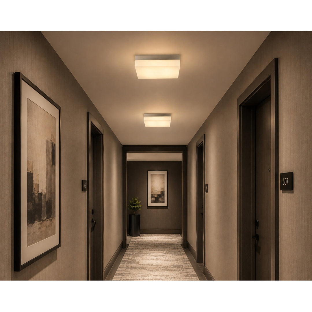 Cermack St. 11"W Square LED Flush Mount