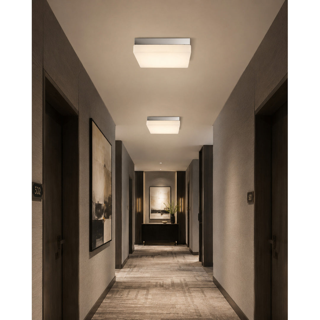 Cermack St. 11"W Square LED Flush Mount