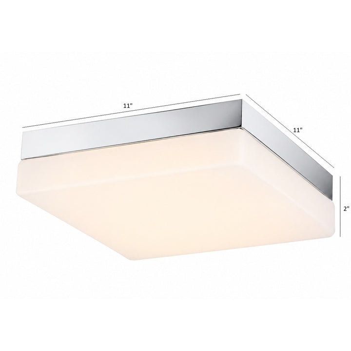 Cermack St. 11"W Square LED Flush Mount