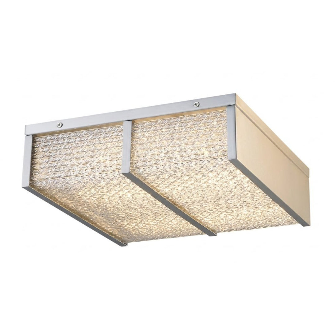 Cermack St. 17"W Square LED Flush Mount