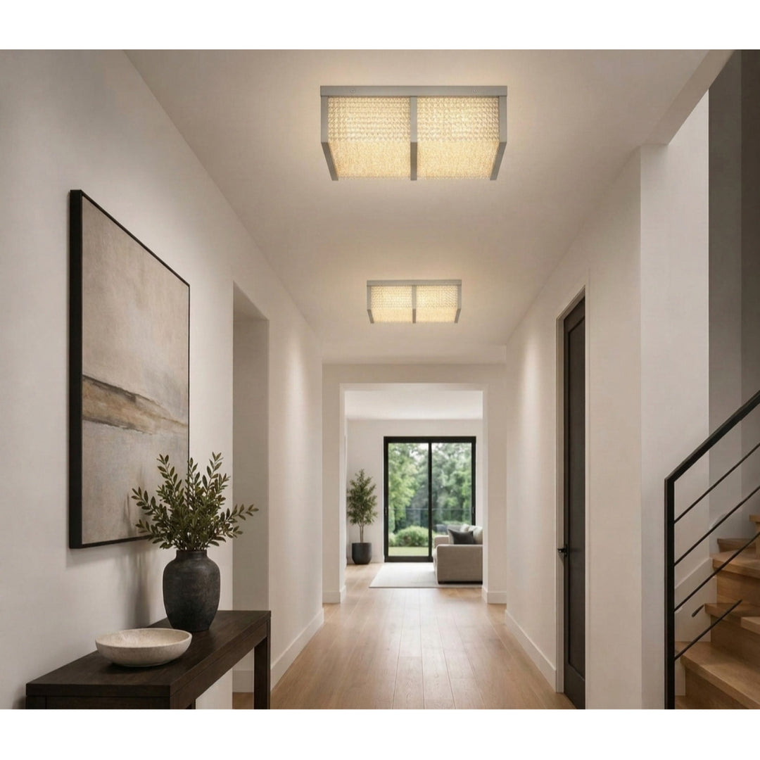 Cermack St. 10"W Square LED Flush Mount (HF1123)