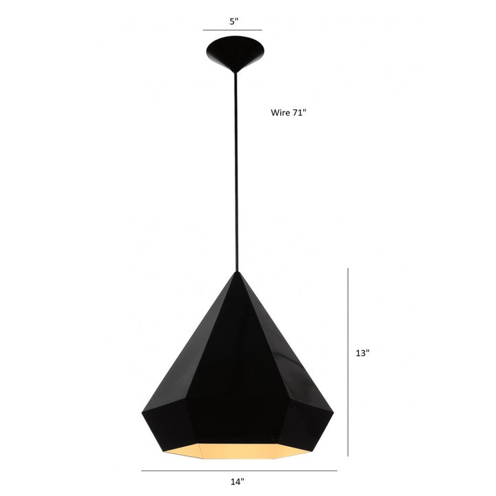 Doheny Geometric Gemstone Shape Pendant by Avenue Lighting - view 5