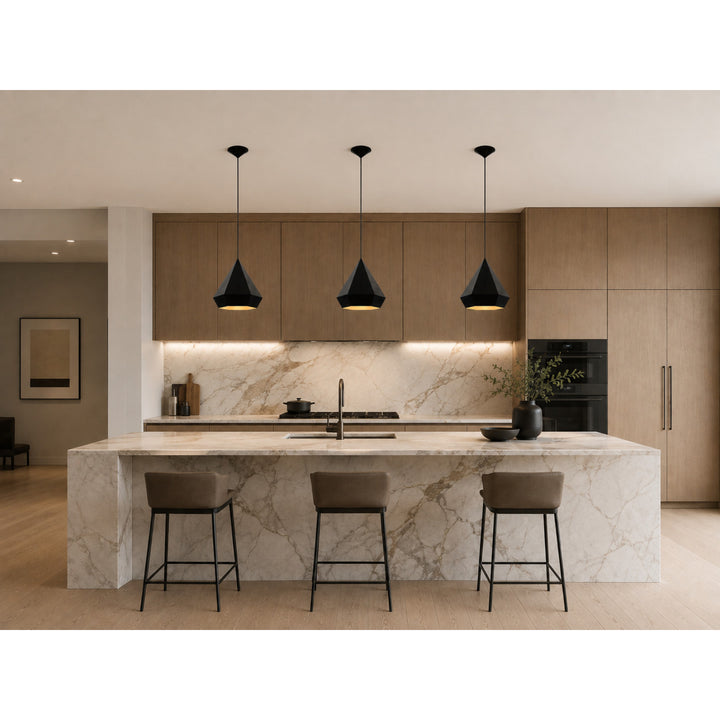 Doheny Geometric Gemstone Shape Pendant by Avenue Lighting - view 4