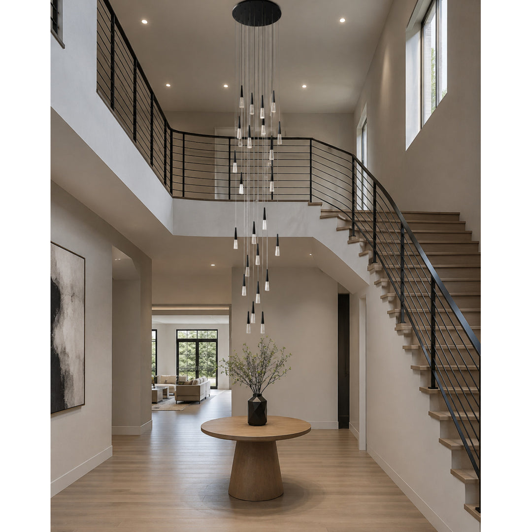 Encino Cone Shape Chandelier by Avenue Lighting - view 23