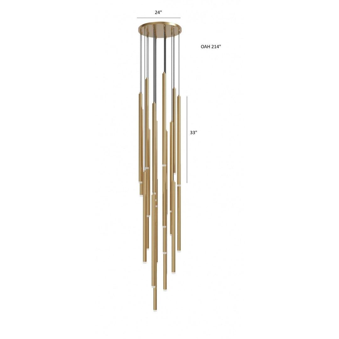 Filmore Round Chandelier by Avenue Lighting - view 4