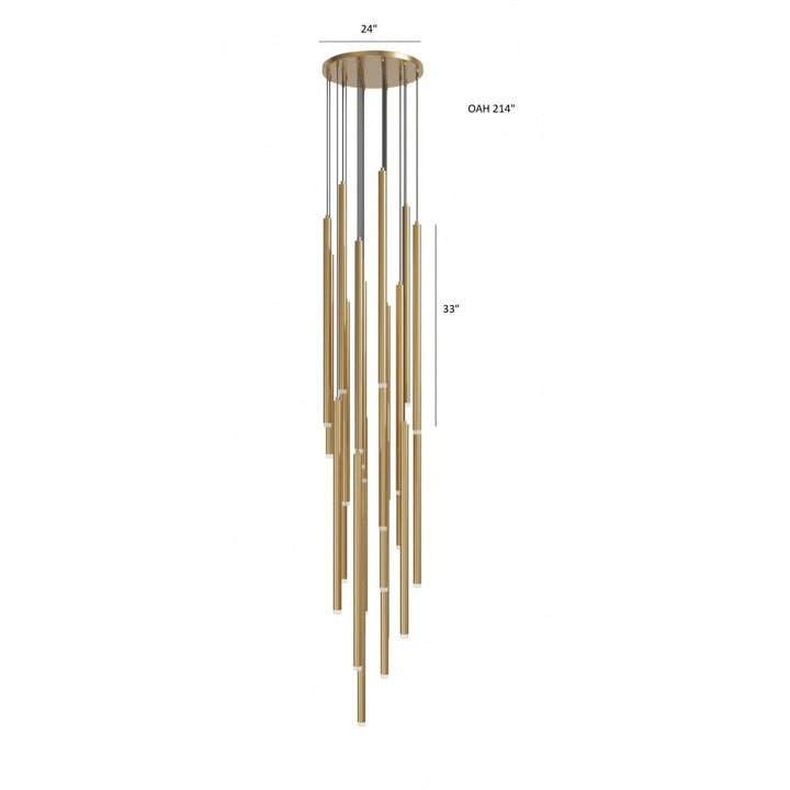 Filmore Round Chandelier by Avenue Lighting - view 4