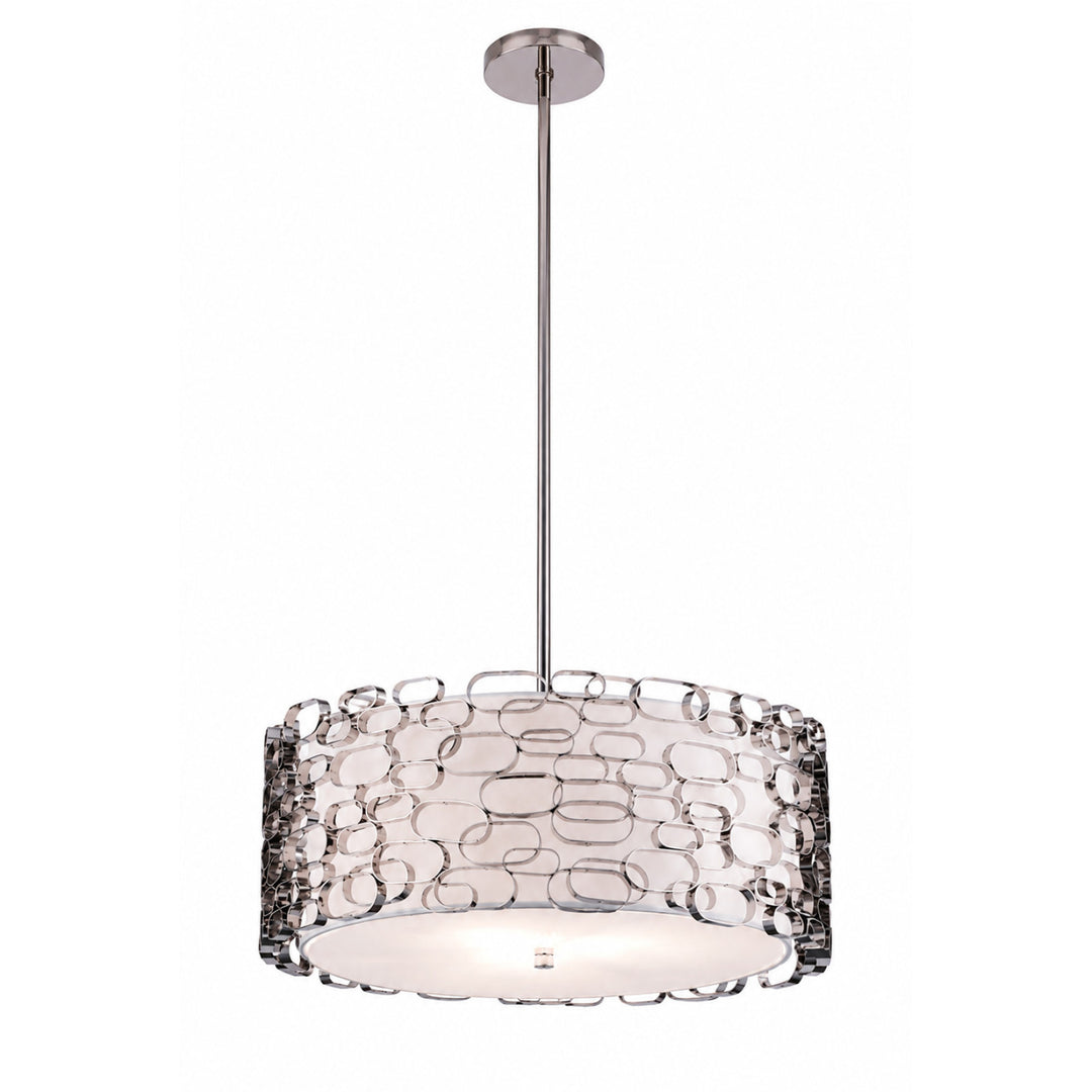 Ventura Blvd. Chain-Link Drum Pendant by Avenue Lighting