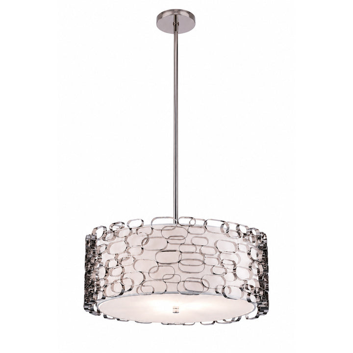 Ventura Blvd. Chain-Link Drum Pendant by Avenue Lighting