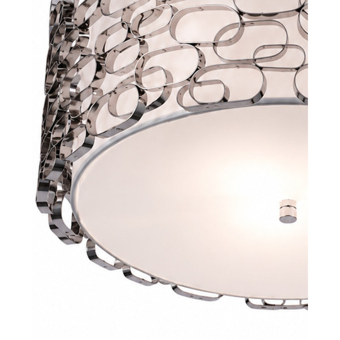 Ventura Blvd. Chain-Link Drum Pendant by Avenue Lighting - view 3