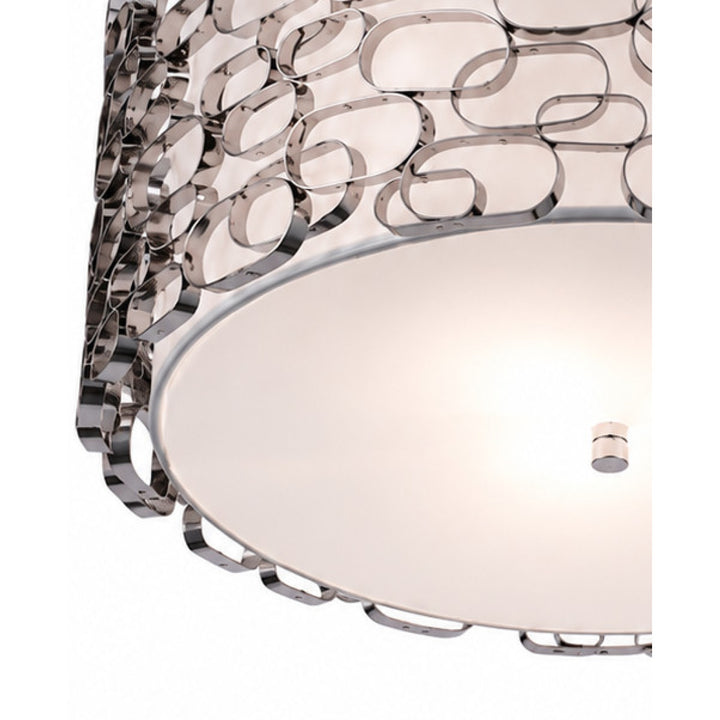 Ventura Blvd. Chain-Link Drum Pendant by Avenue Lighting - view 3