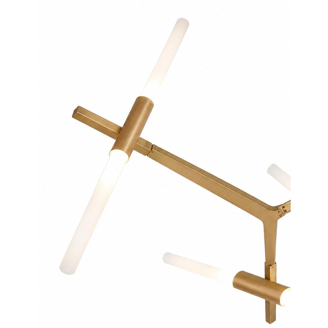 San Vicente Geometric Chandelier by Avenue Lighting - view 2