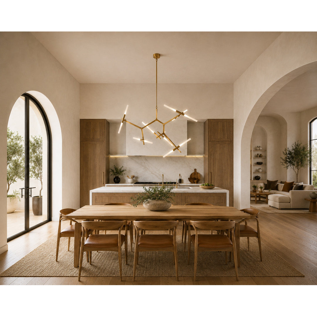 San Vicente Geometric Chandelier by Avenue Lighting - view 3