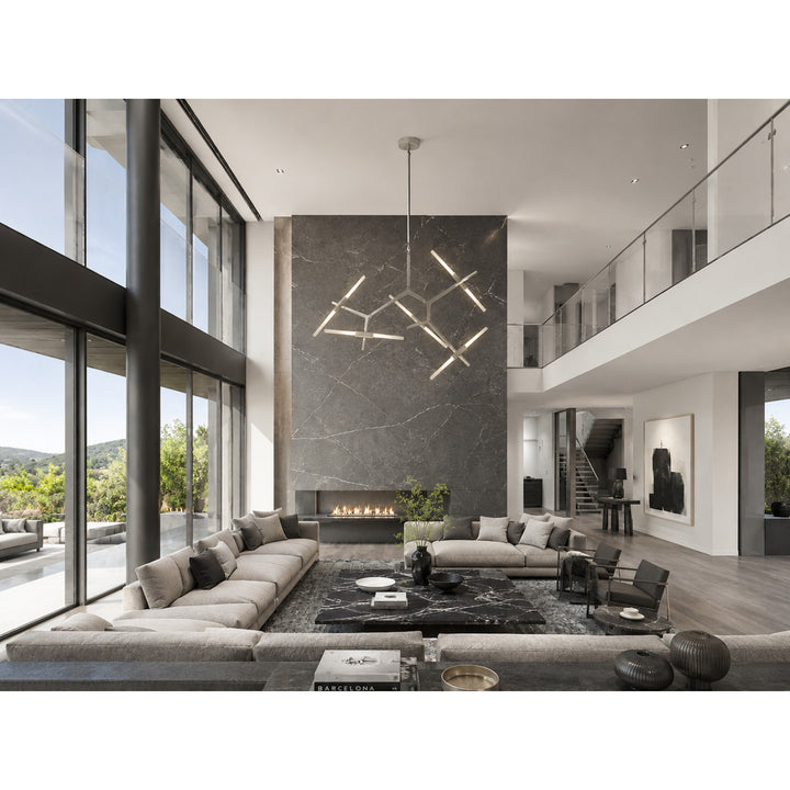 San Vicente Geometric Chandelier by Avenue Lighting - view 7