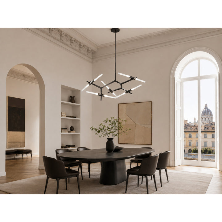San Vicente Geometric Chandelier by Avenue Lighting - view 11