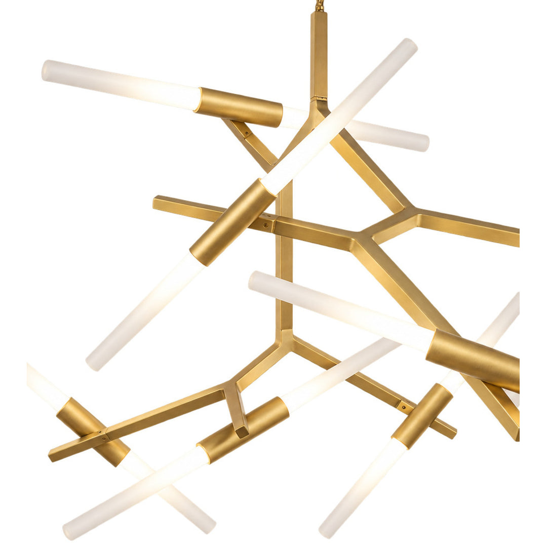 San Vicente Geometric Chandelier by Avenue Lighting - view 14