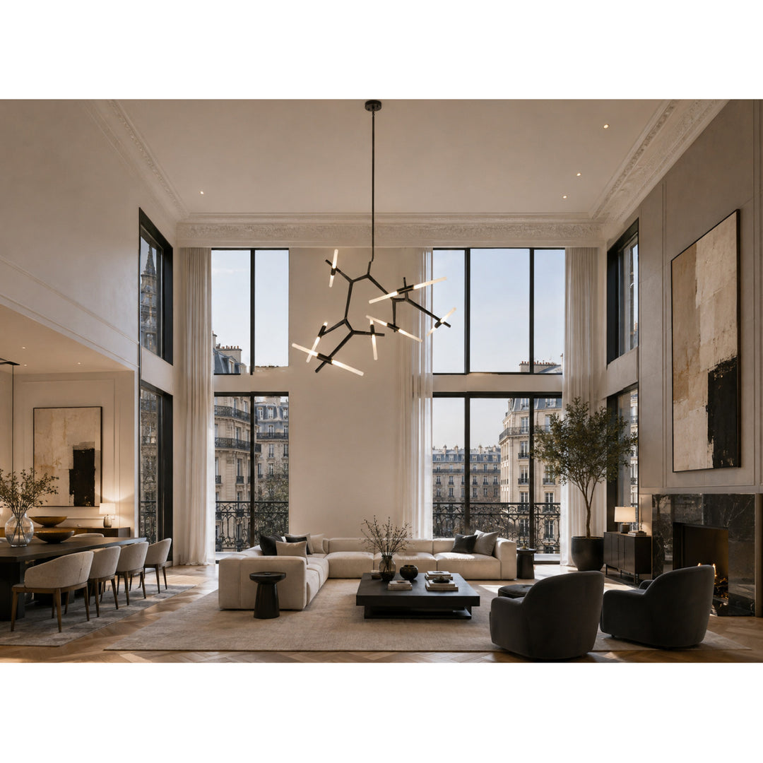 San Vicente Geometric Chandelier by Avenue Lighting - view 23