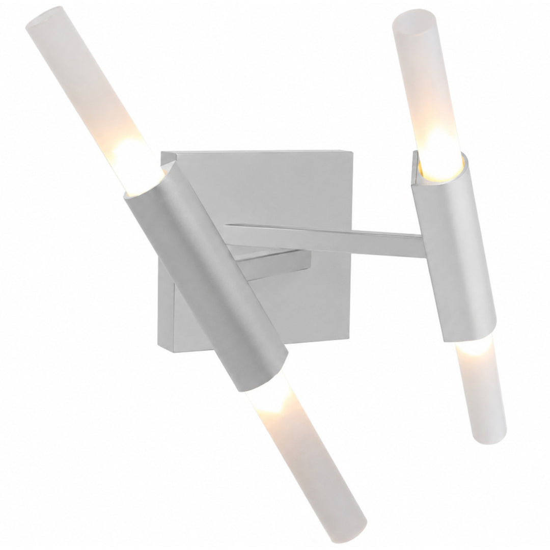 San Vicente Sticks LED Wall Sconce in Chrome by Avenue Lighting