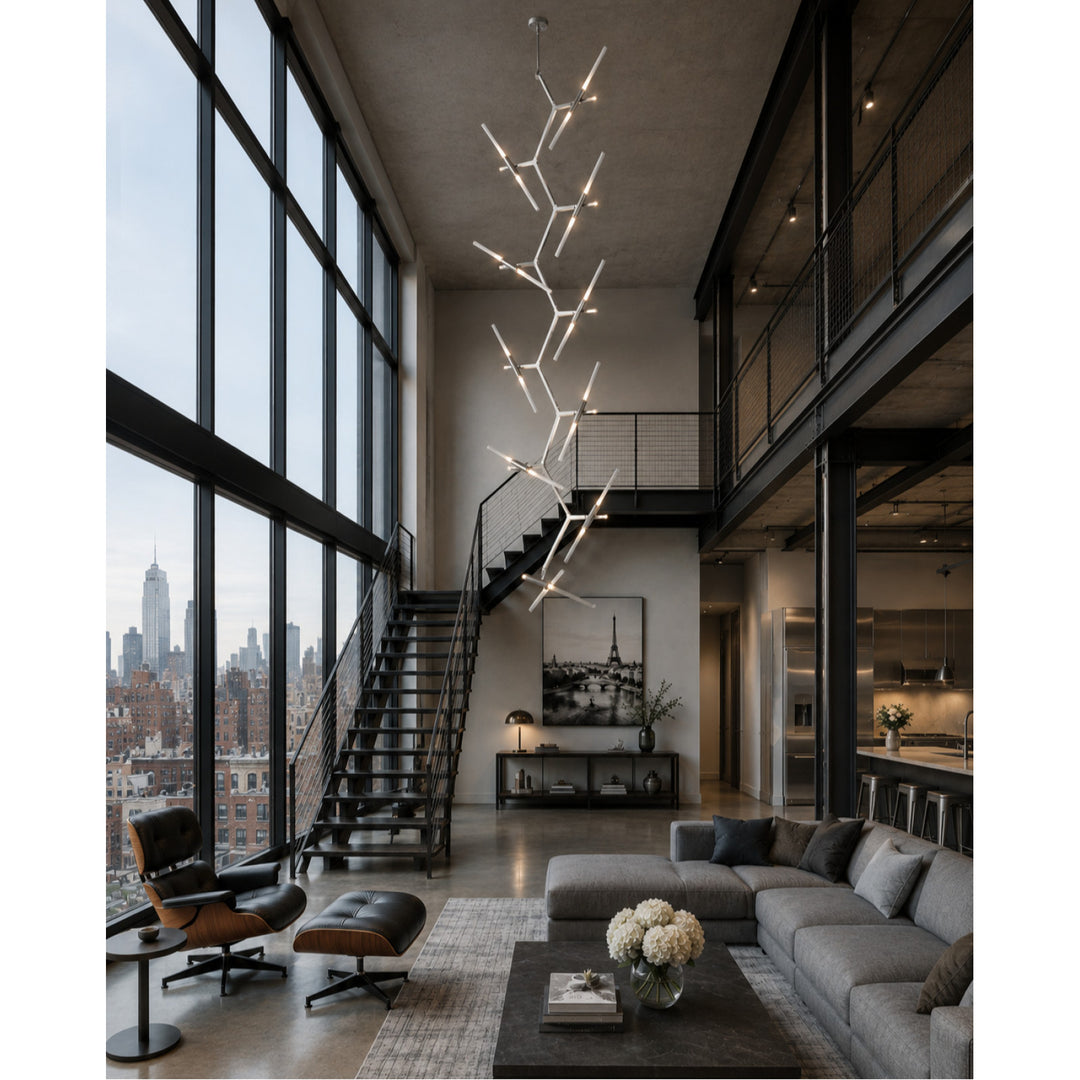 San Vicente Geometric Chandelier by Avenue Lighting - view 32