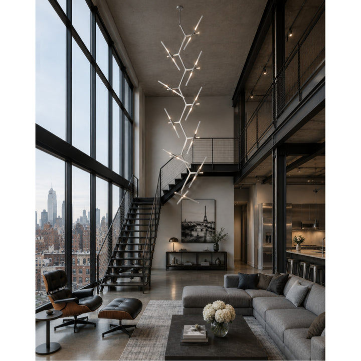 San Vicente Geometric Chandelier by Avenue Lighting - view 32