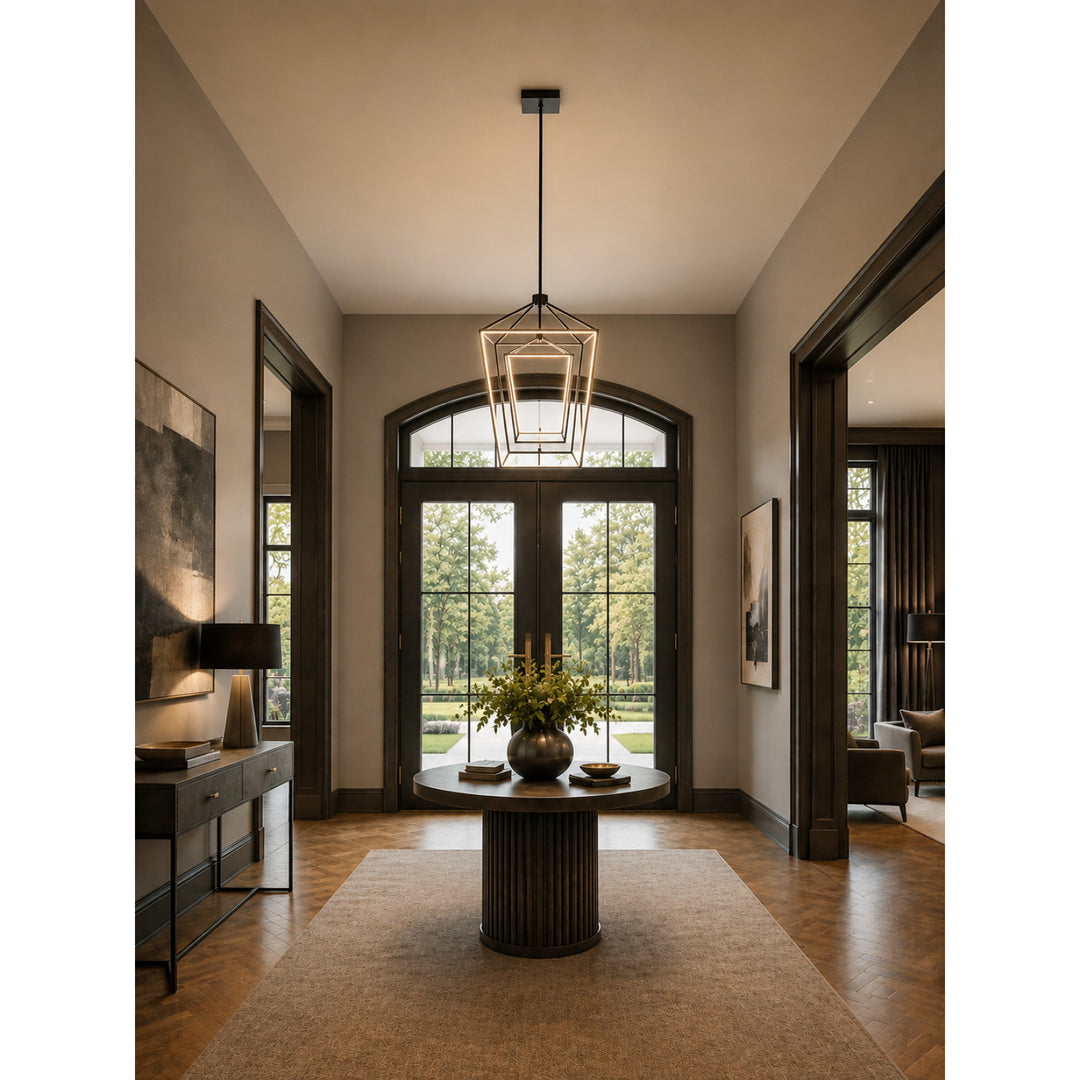 Park Ave. Double Carriage LED Pendant by Avenue Lighting - view 3