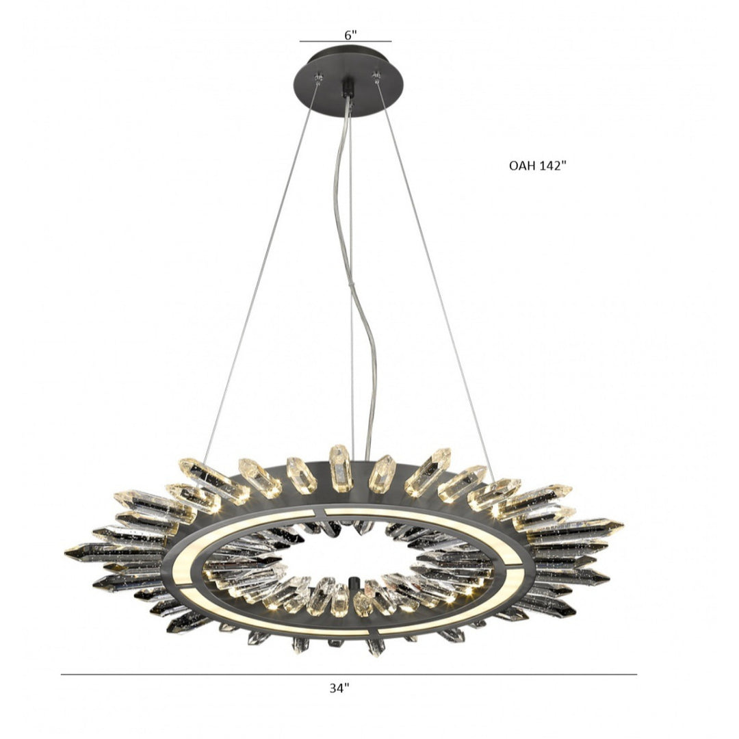 The Original Aspen Ring LED Pendant by Avenue Lighting - view 11