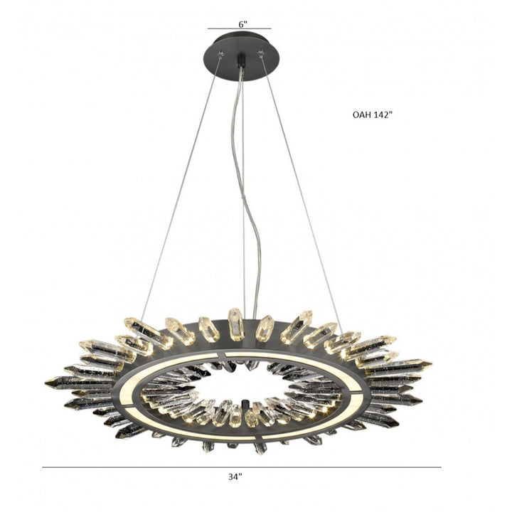 The Original Aspen Ring LED Pendant by Avenue Lighting - view 11