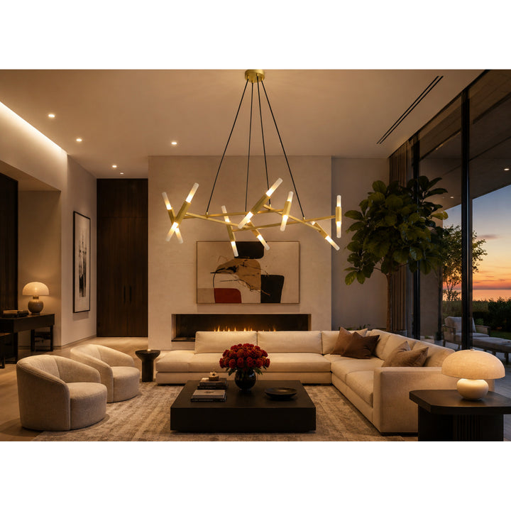 Manhattan Ave. Chandelier by Avenue Lighting - view 3