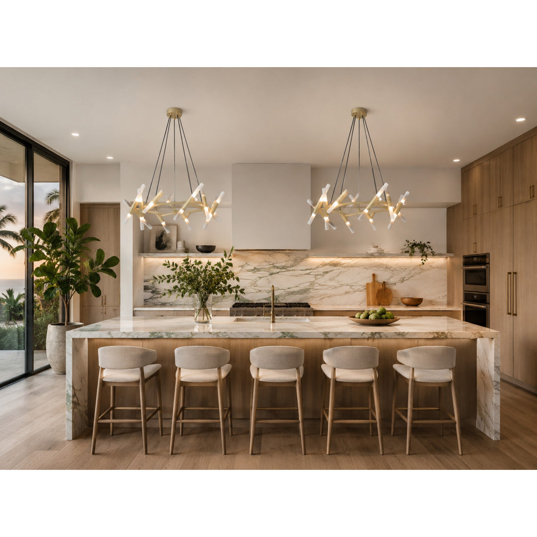 Manhattan Ave. Square Chandelier by Avenue Lighting - view 3