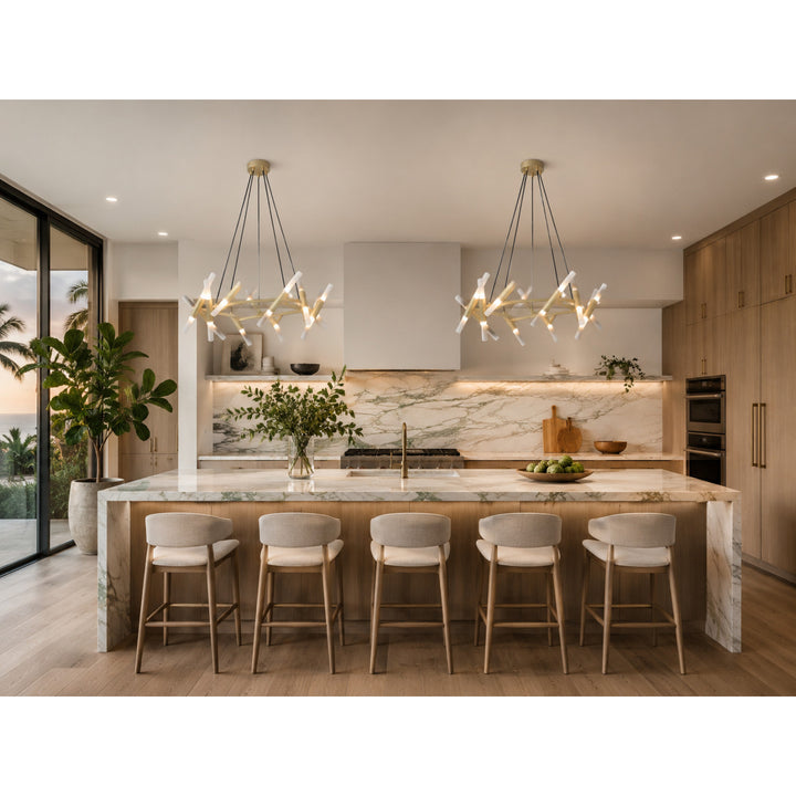 Manhattan Ave. Square Chandelier by Avenue Lighting - view 3