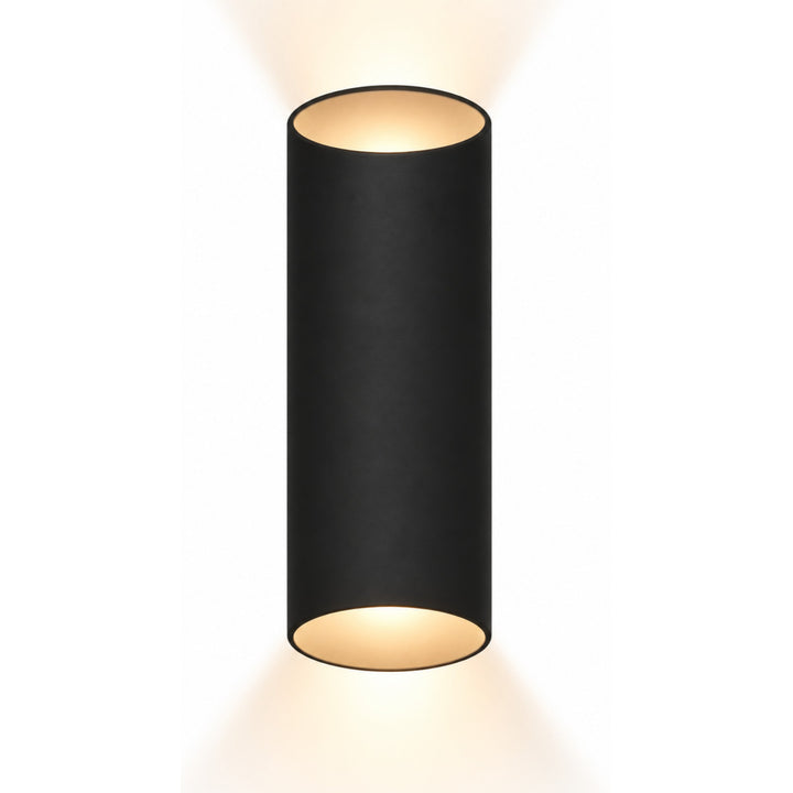 Avenue Outdoor Up/Down 3000K LED Wall Sconce in Black by Avenue Lighting