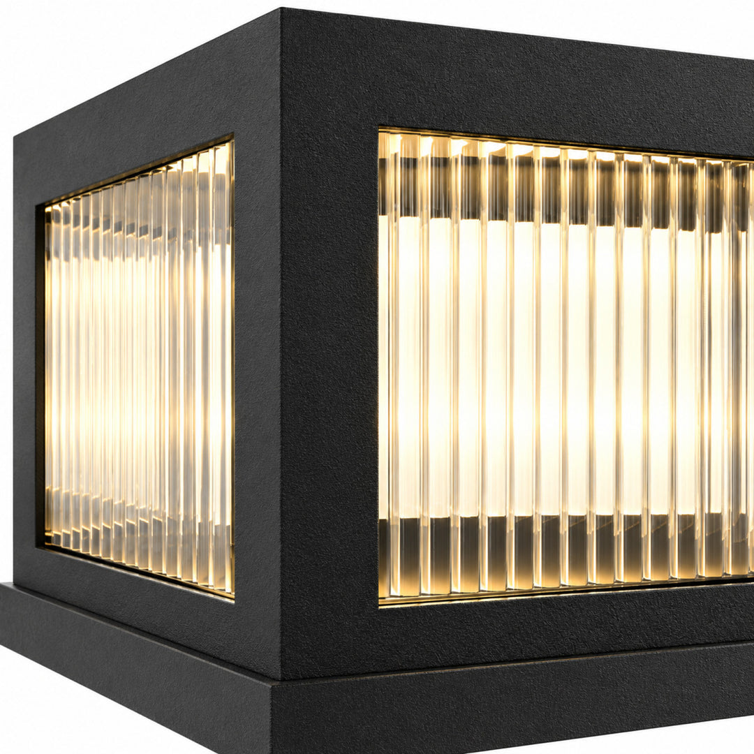 Avenue Outdoor 3000K LED Pillar Mount with Ribbed Glass by Avenue Lighting - view 18