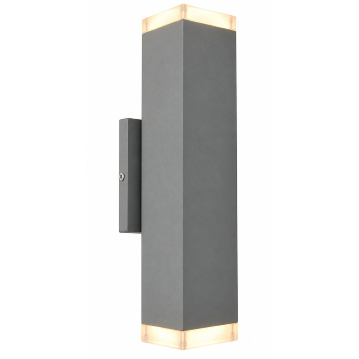 Avenue Outdoor Up/Down 3000K LED Wall Sconce in Silver by Avenue Lighting