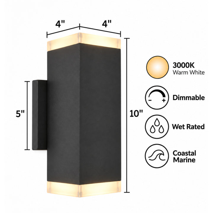 Avenue Outdoor Up/Down 3000K LED Wall Sconce by Avenue Lighting - view 18