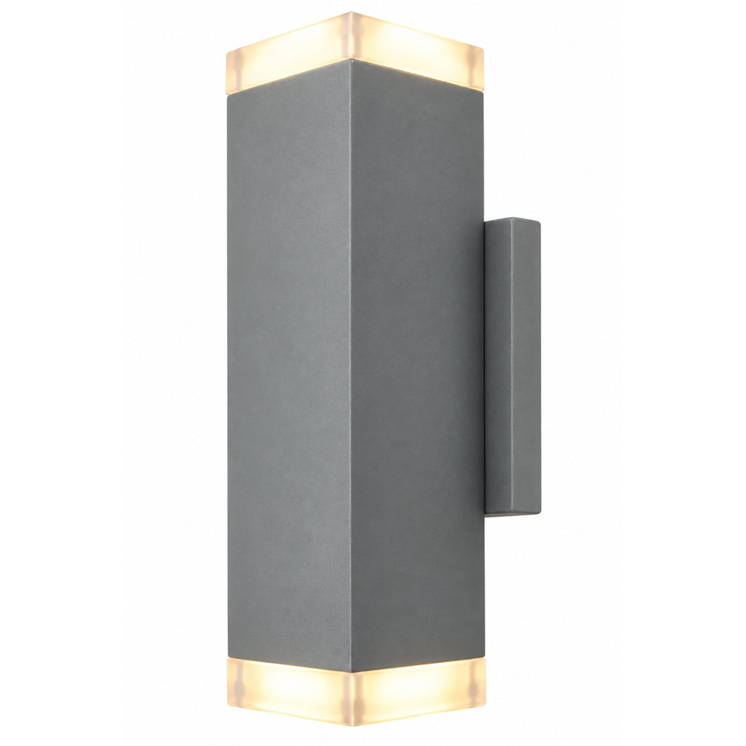 Avenue Outdoor Up/Down 3000K LED Wall Sconce in Silver by Avenue Lighting