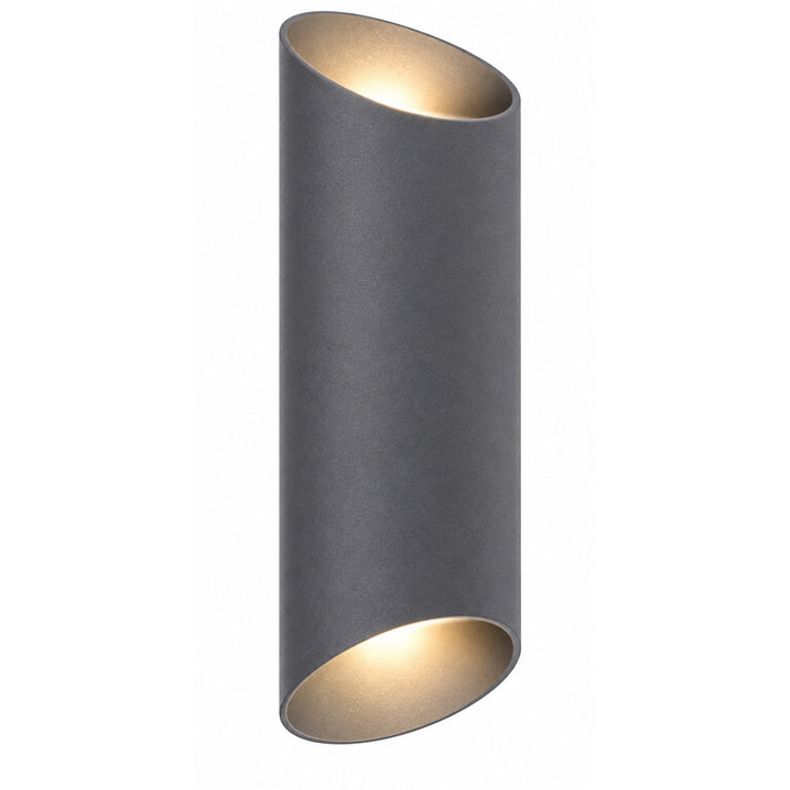 Avenue Outdoor Up/Down 3000K LED Wall Sconce in Silver by Avenue Lighting