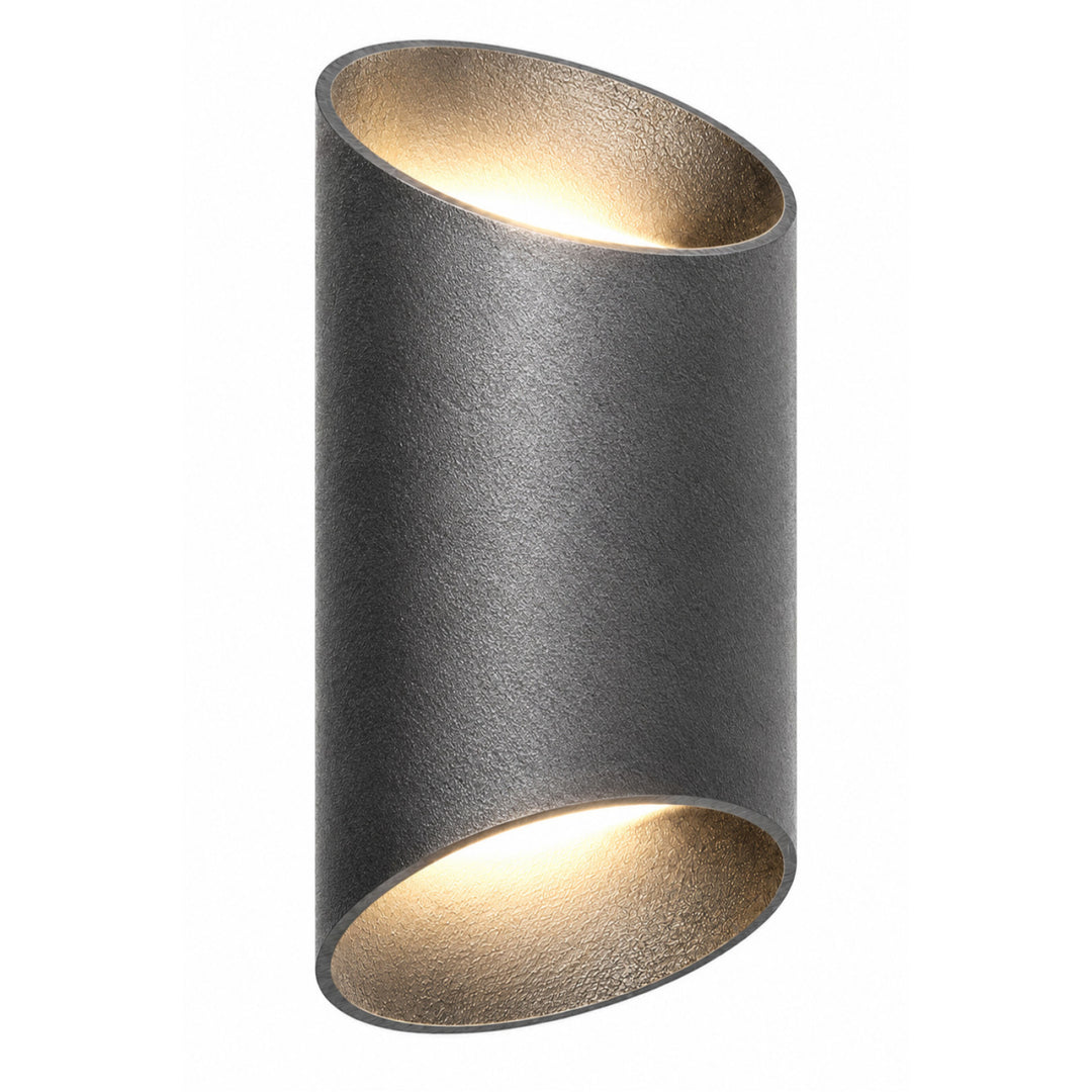 Avenue Outdoor Up/Down 3000K LED Wall Sconce in Silver by Avenue Lighting