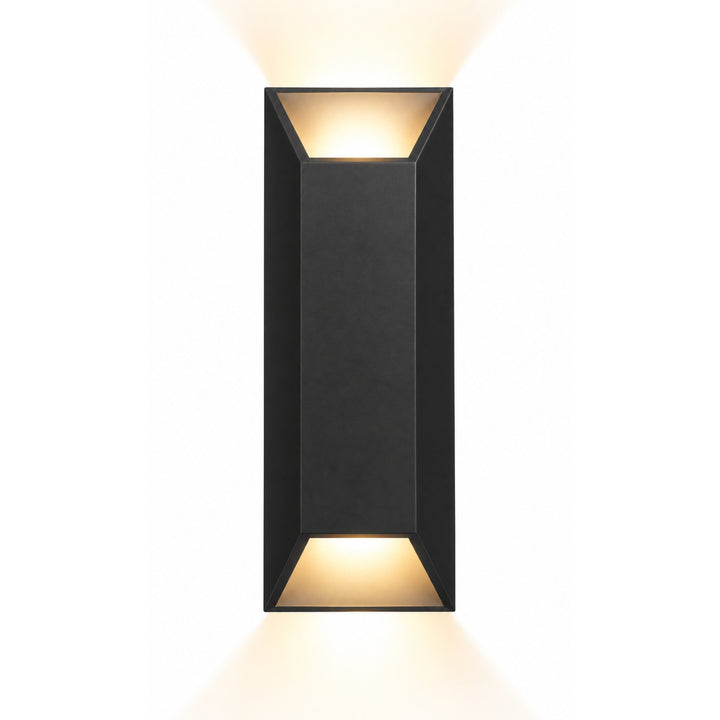 Avenue Outdoor Rectangular 3000K LED Wall Sconce in Black by Avenue Lighting