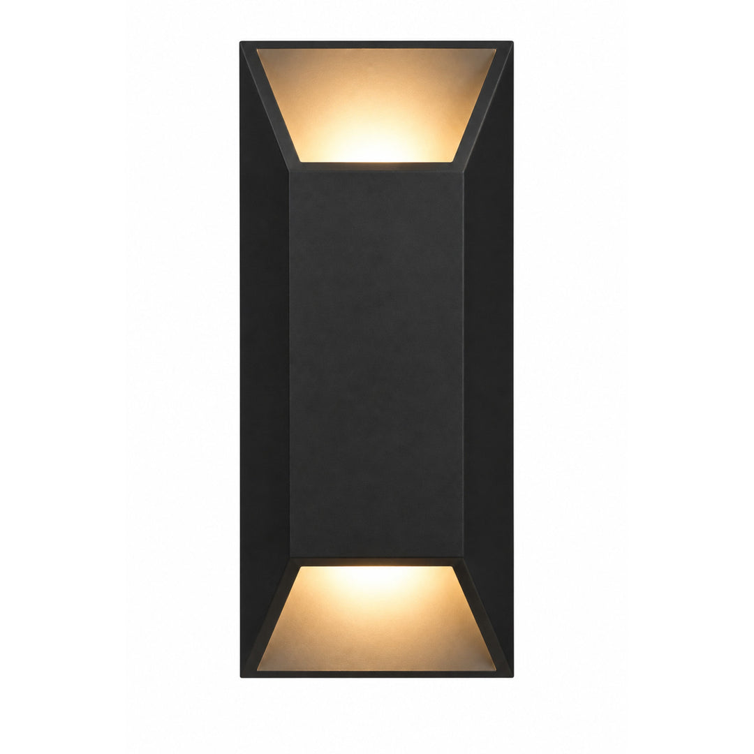 Avenue Outdoor Rectangular 3000K LED Wall Sconce in Black by Avenue Lighting