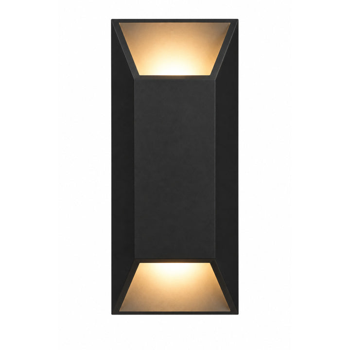 Avenue Outdoor Rectangular 3000K LED Wall Sconce in Black by Avenue Lighting