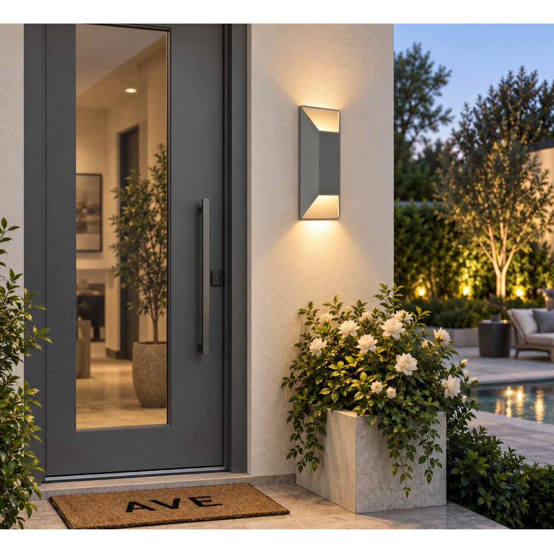 Avenue Outdoor Rectangular 3000K LED Wall Sconce by Avenue Lighting - view 26