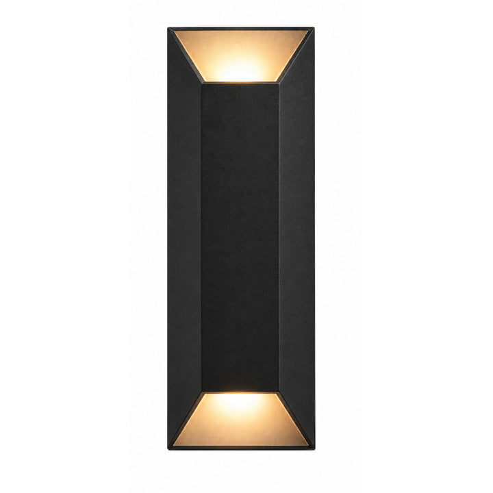 Avenue Outdoor Rectangular 3000K LED Wall Sconce in Black by Avenue Lighting