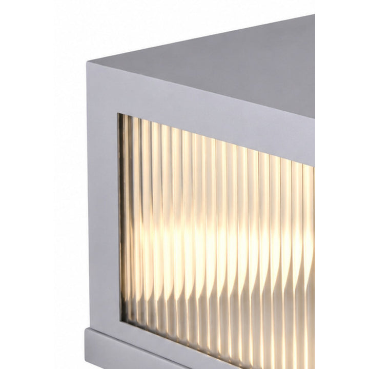 Avenue Outdoor 3000K LED Pillar Mount with Ribbed Glass by Avenue Lighting - view 25