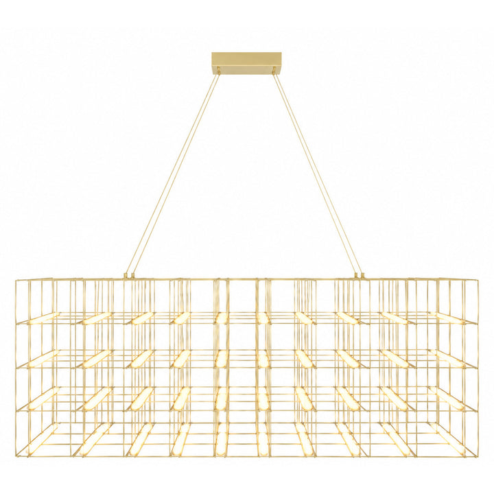 Argyle Linear LED Chandelier in Gold by Avenue Lighting