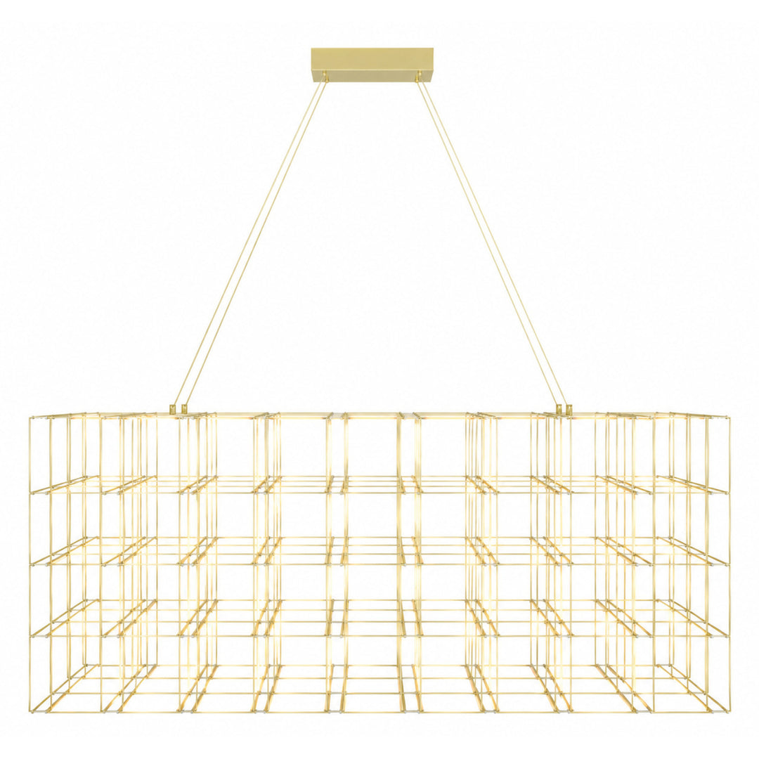 Argyle Linear LED Chandelier in Gold by Avenue Lighting
