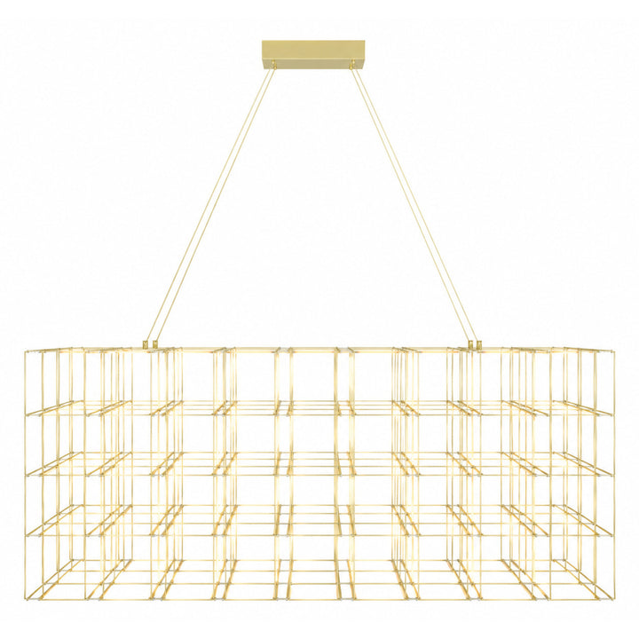 Argyle Linear LED Chandelier in Gold by Avenue Lighting