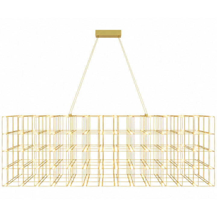 Argyle Linear LED Chandelier in Gold by Avenue Lighting