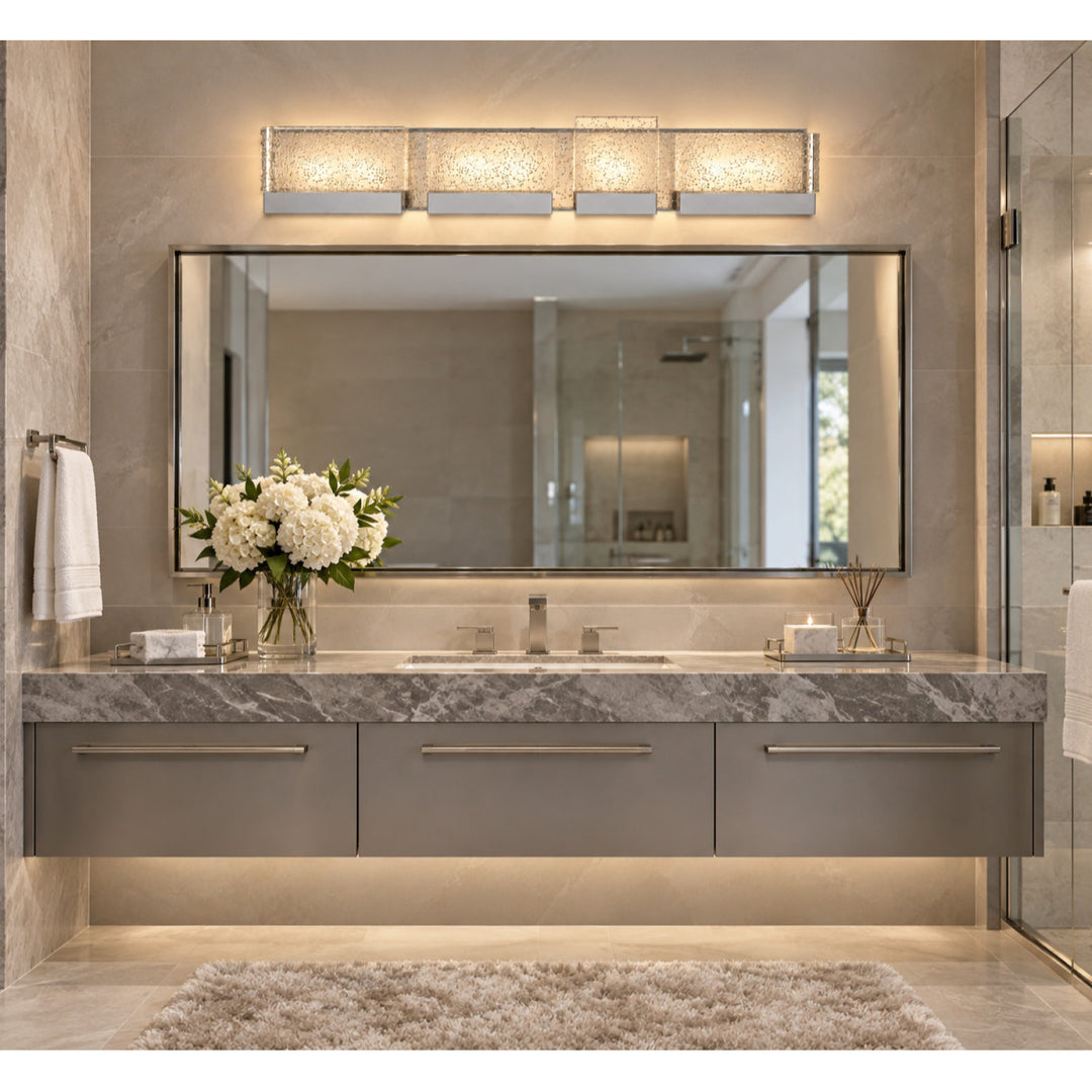 The Original Glacier 4-Panel LED Bath Light by Avenue Lighting - view 4