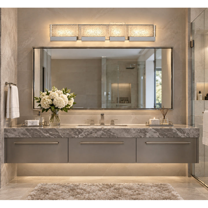 The Original Glacier 4-Panel LED Bath Light by Avenue Lighting - view 4