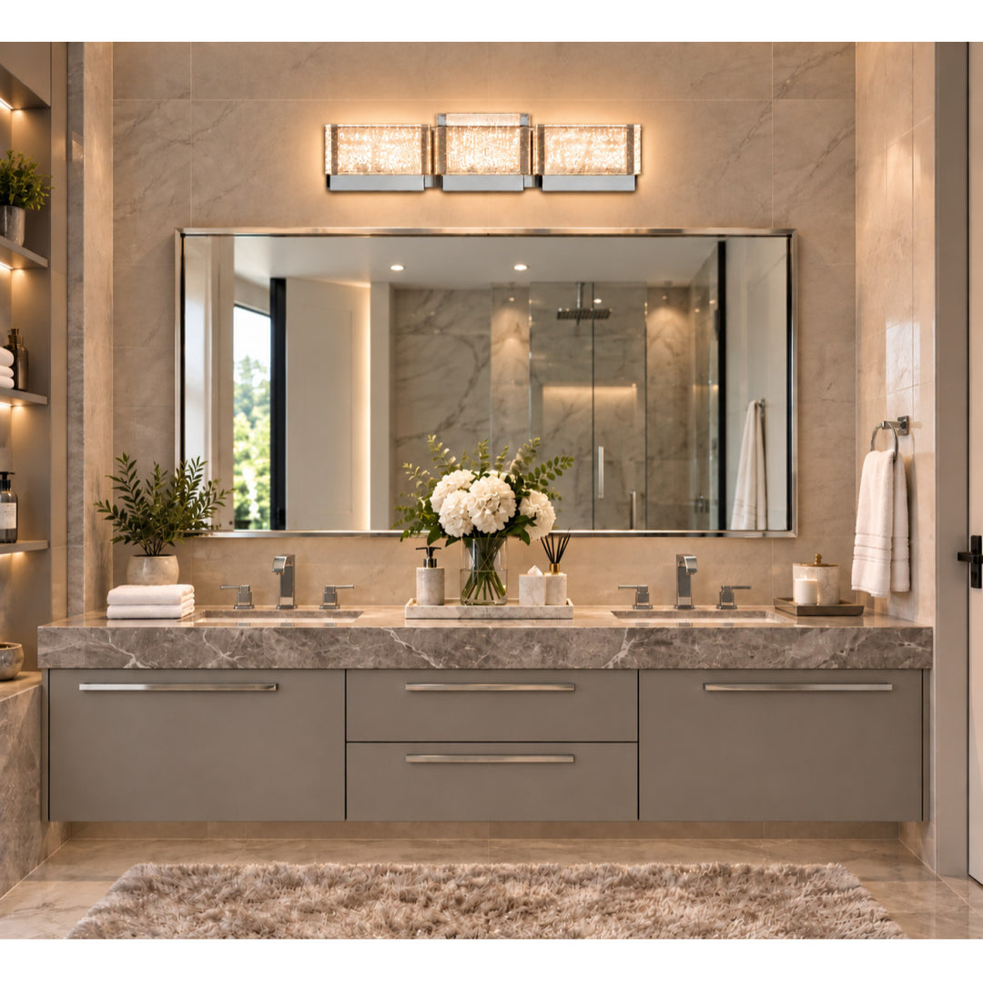 The Original Glacier 3-Panel LED Wall Sconce by Avenue Lighting - view 4